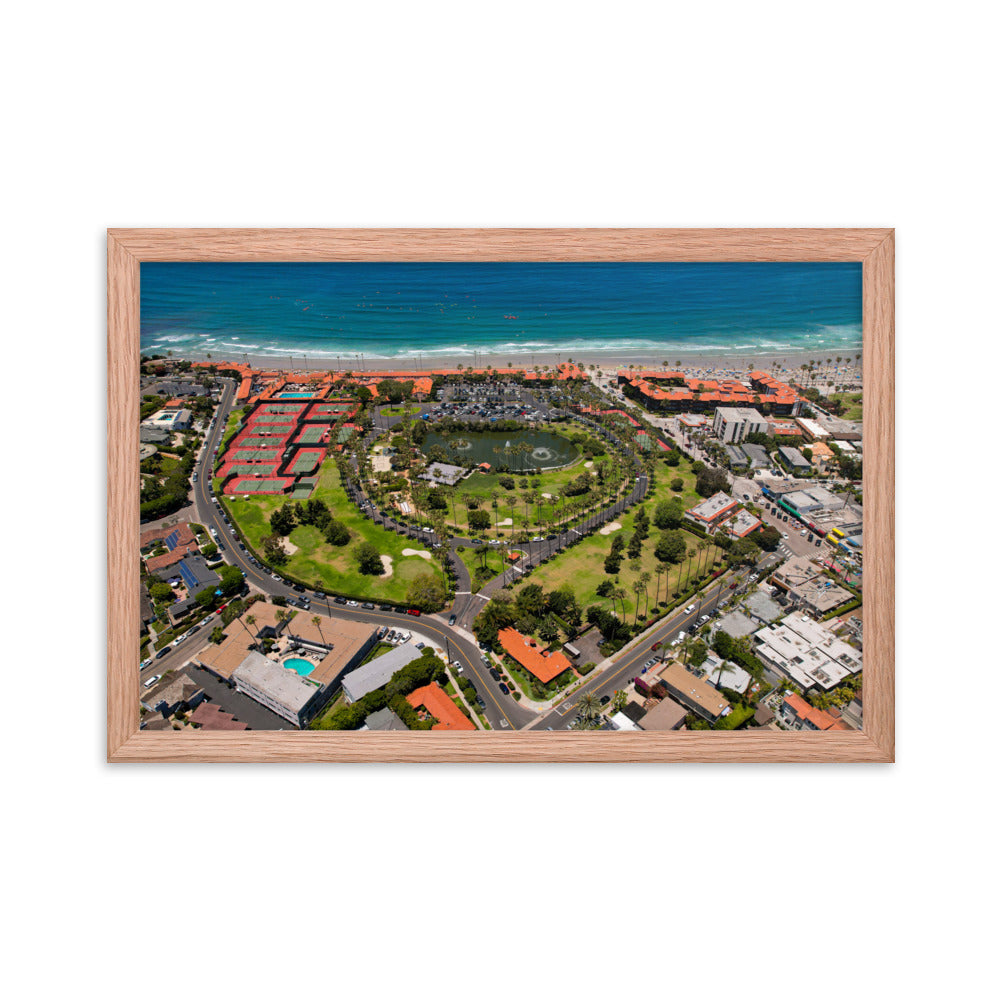 Beach & Tennis Club Framed poster
