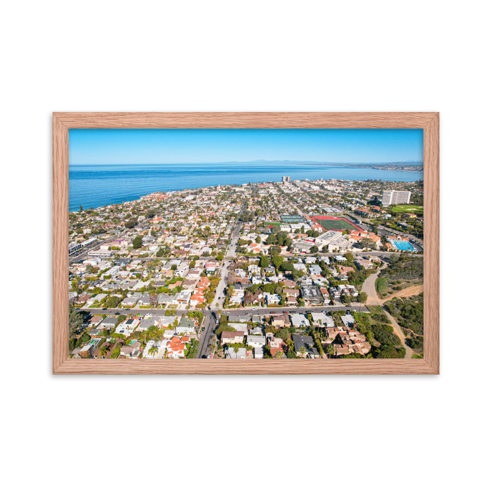 La Jolla Mesa Framed poster