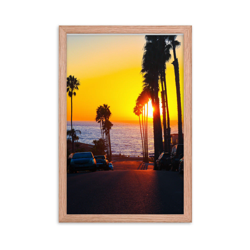 Palomar Ave Framed poster