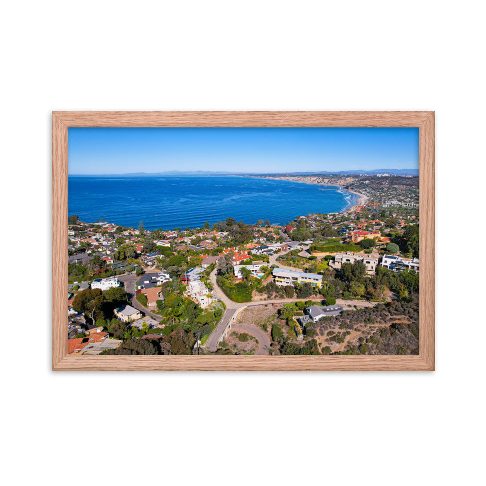 La Jolla Bay Framed poster