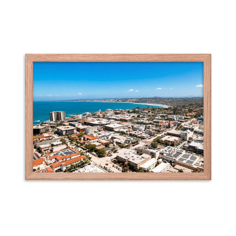 La Jolla Village Framed poster