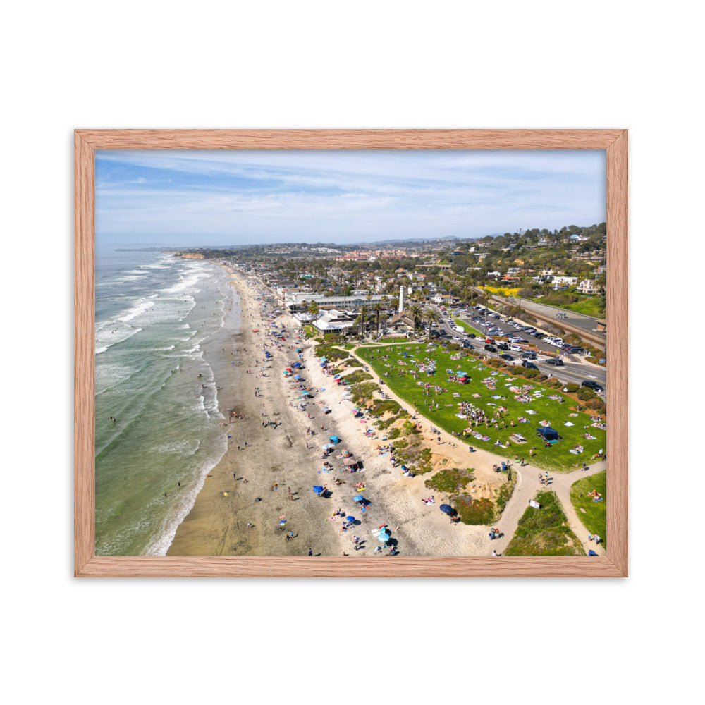 Del Mar Framed poster