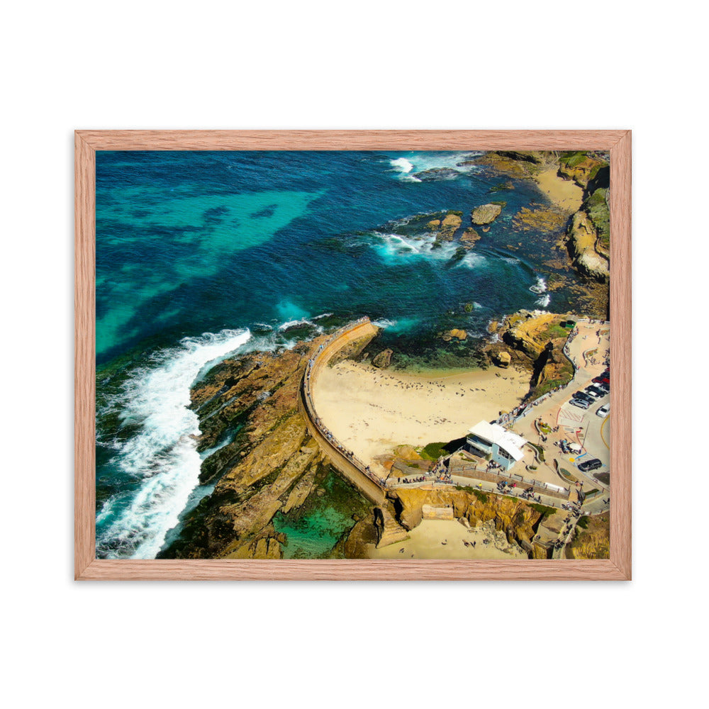 Kids Pool Framed poster