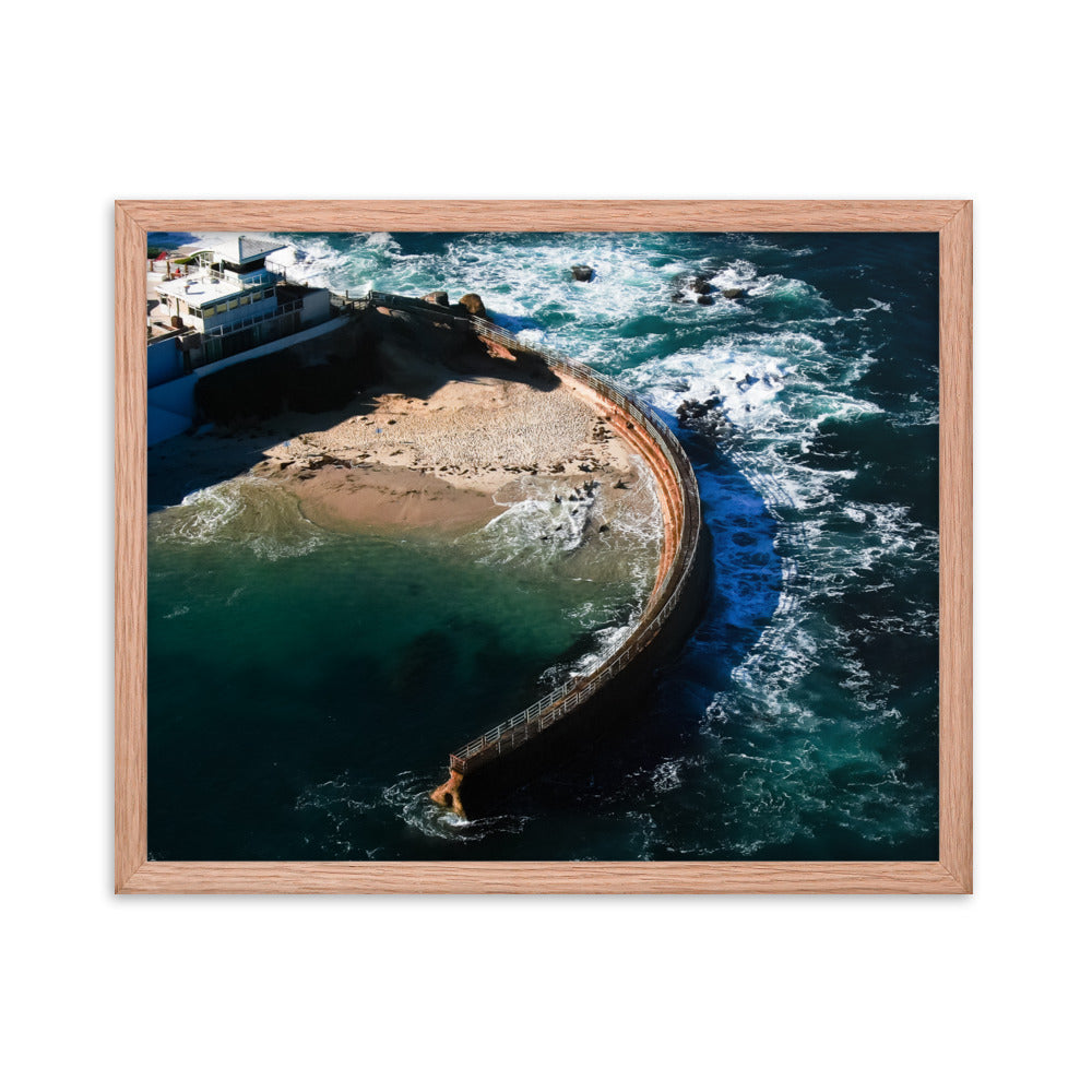 Childrens Pool Framed poster