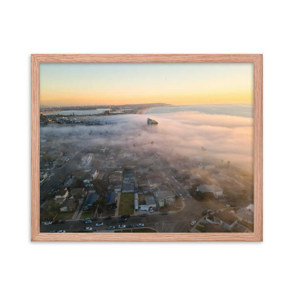PB Fire Framed poster