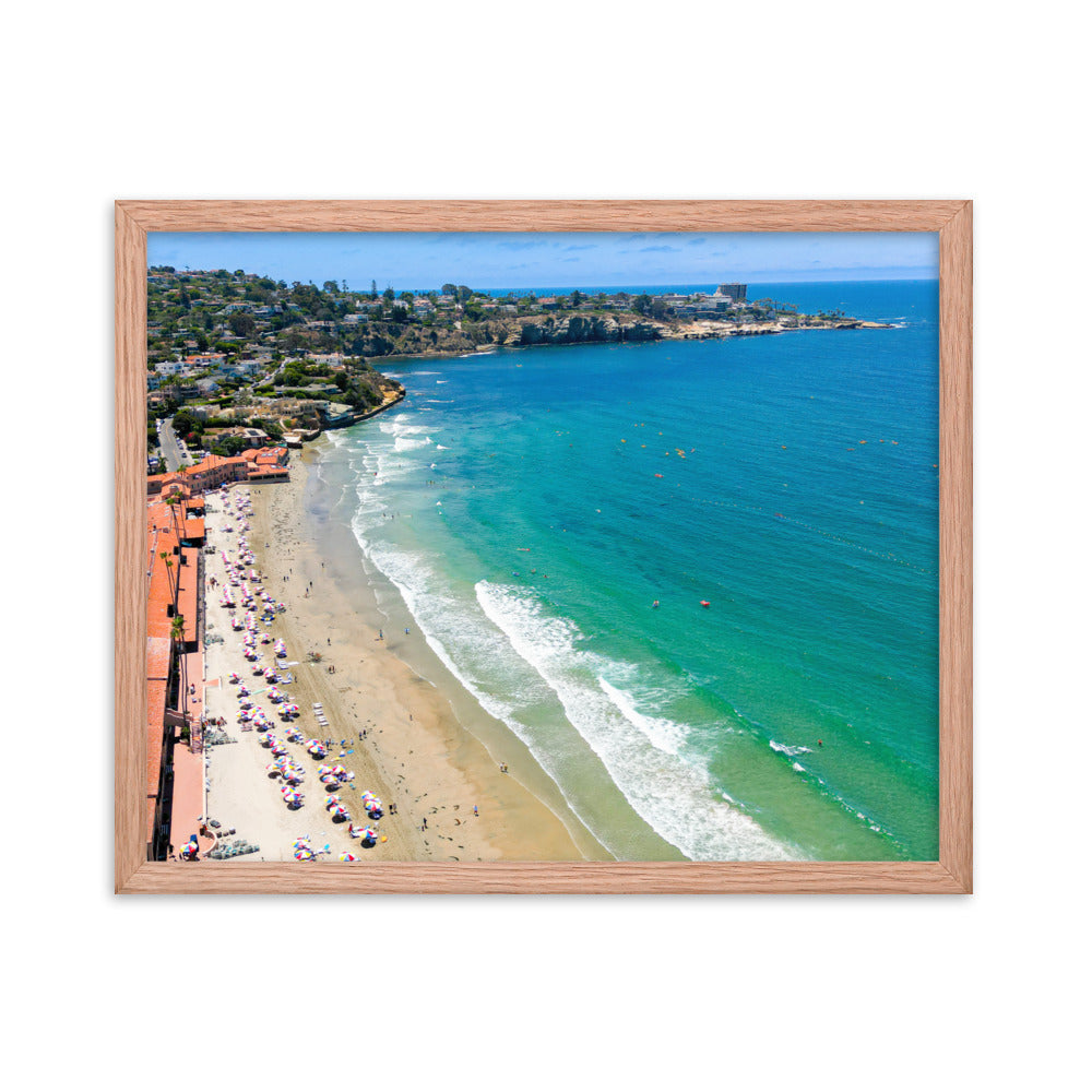 Beach Club Summer Framed poster