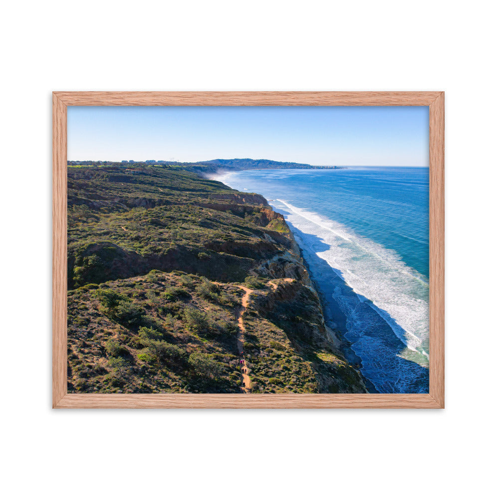 Morning Hike Framed poster