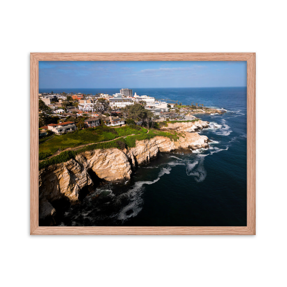Coast Walk Trail Framed poster