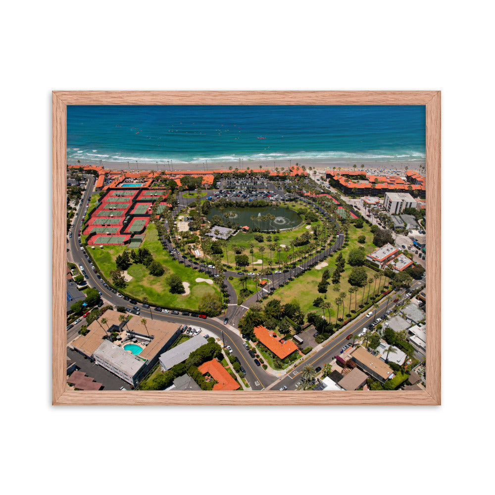Beach & Tennis Club Framed poster