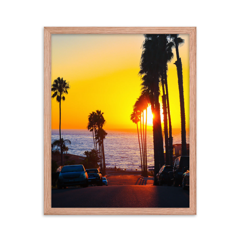 Palomar Ave Framed poster