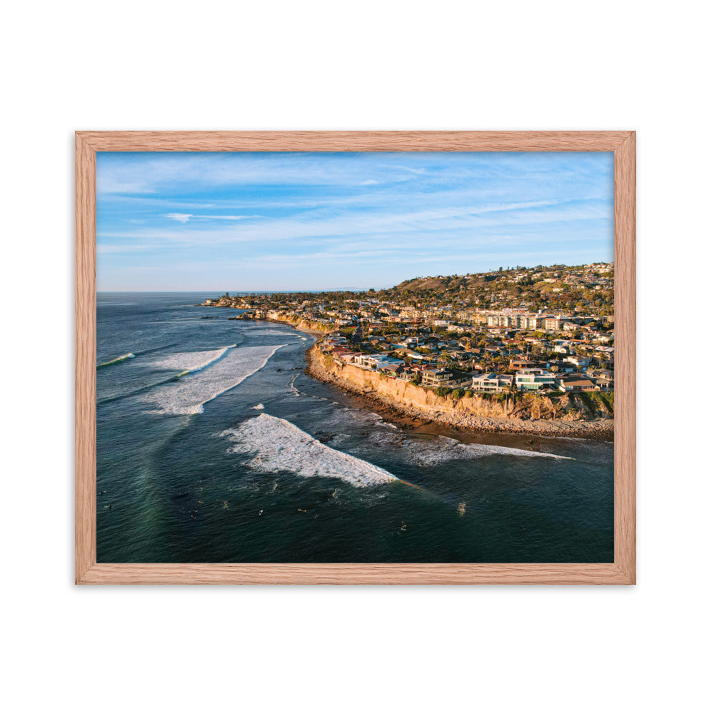 PB Point Framed poster