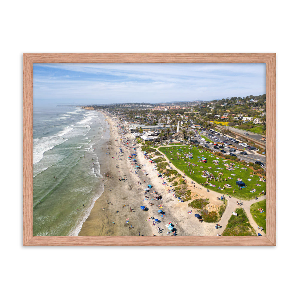Del Mar Framed poster