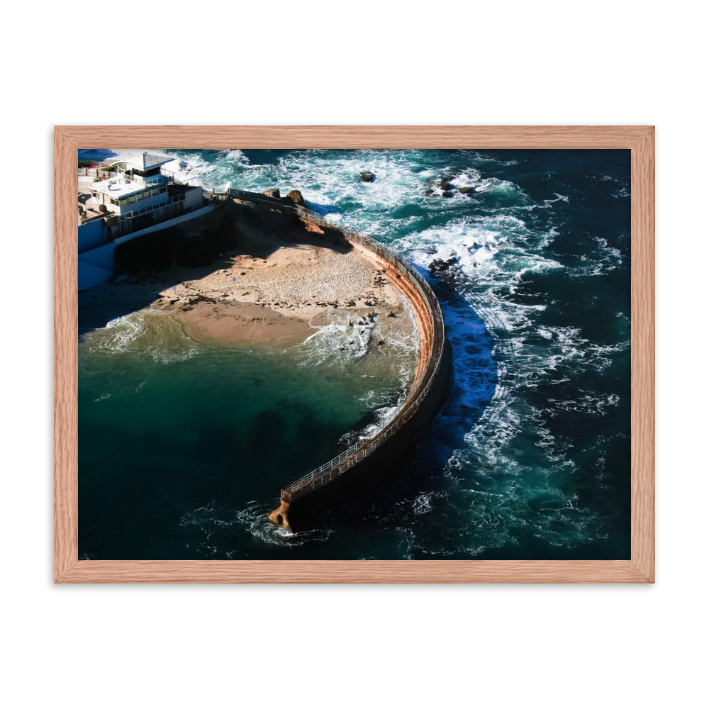 Childrens Pool Framed poster