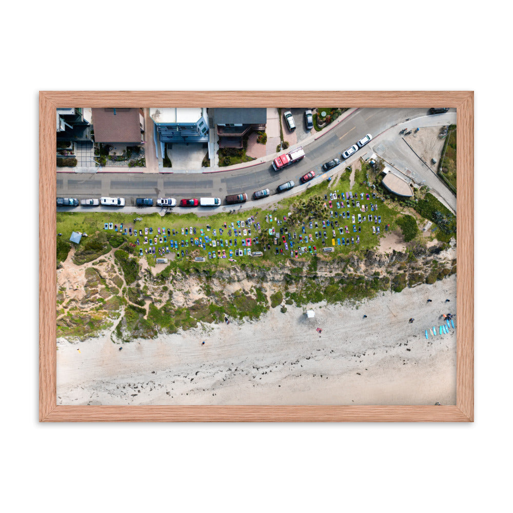 PB Yoga Framed poster