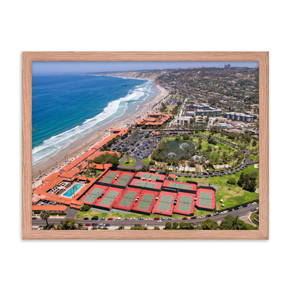 Beach Club & The Shores Framed poster