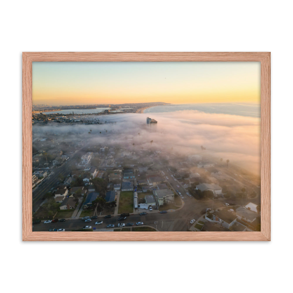 PB Fire Framed poster