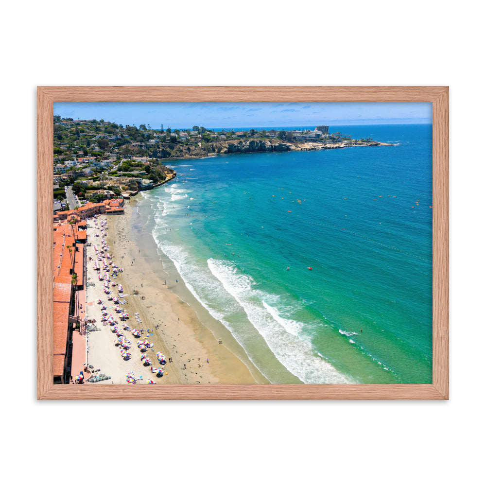 Beach Club Summer Framed poster