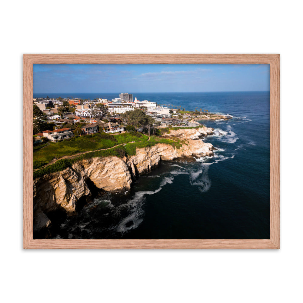 Coast Walk Trail Framed poster