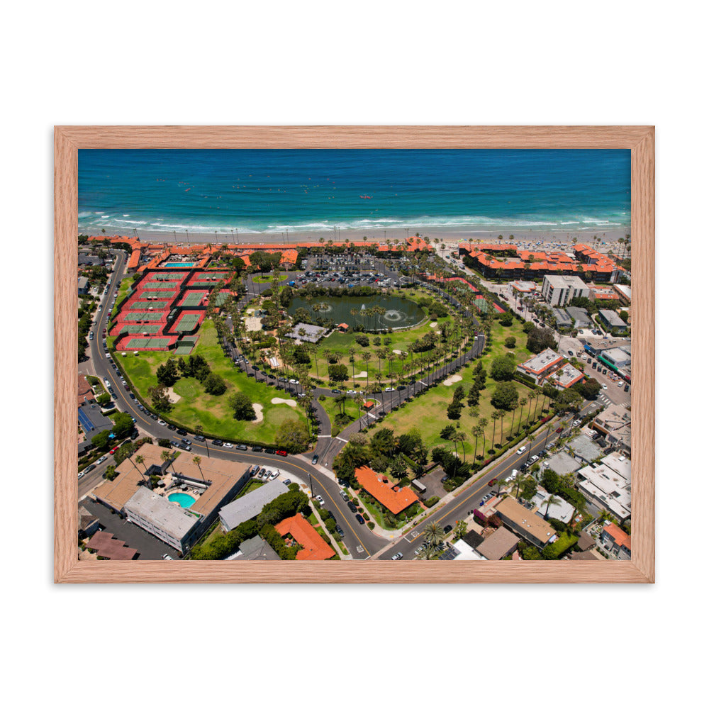 Beach & Tennis Club Framed poster