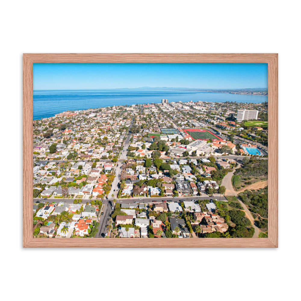La Jolla Mesa Framed poster