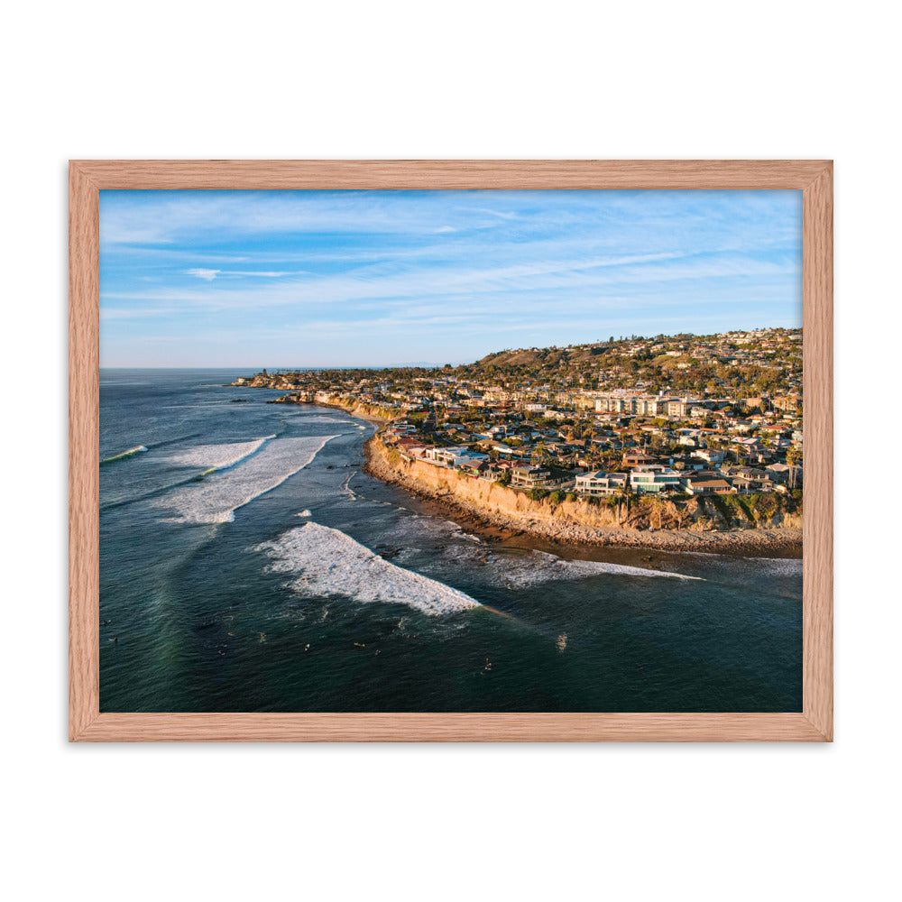 PB Point Framed poster