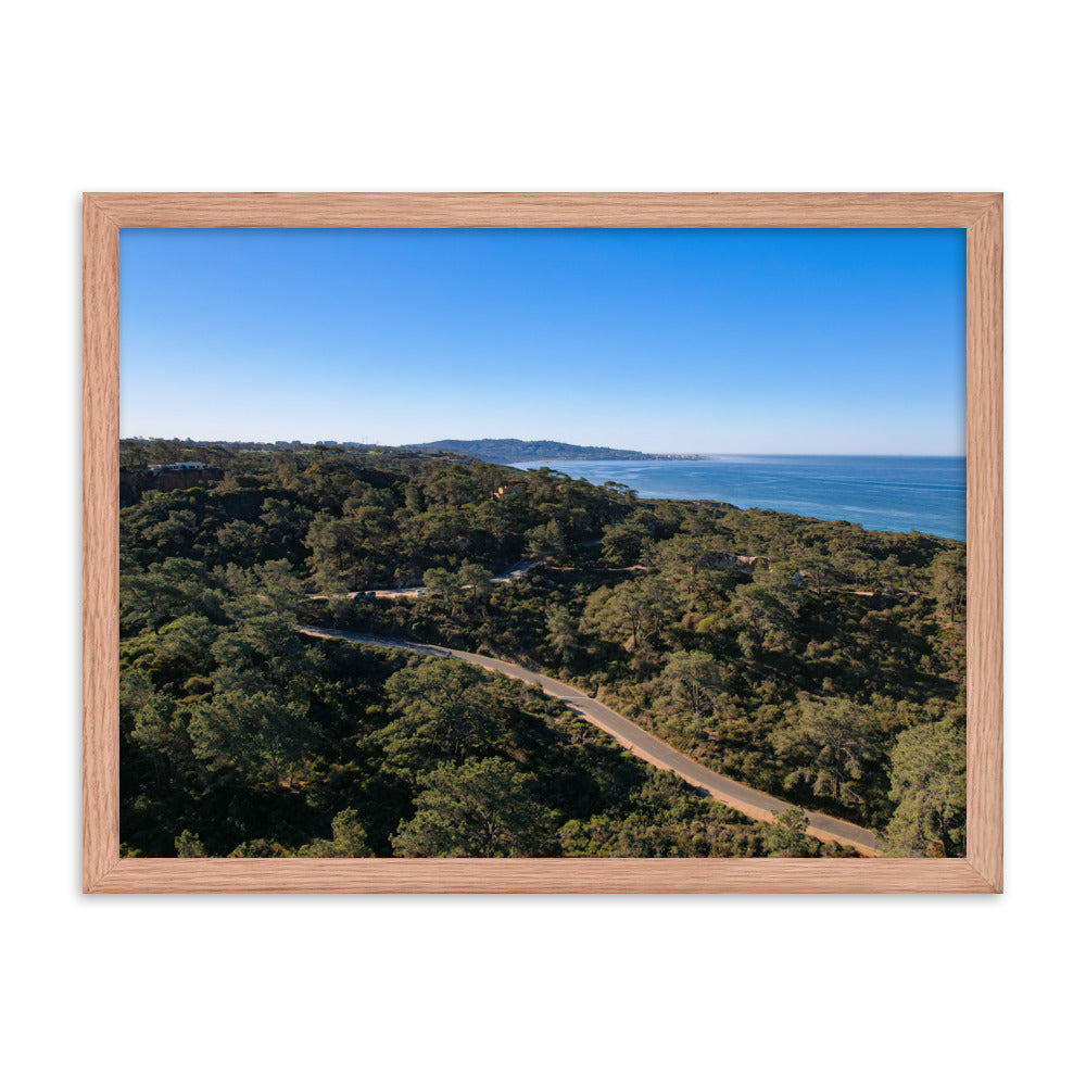 Road To Torrey Pines Framed poster