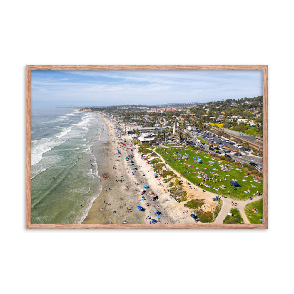 Del Mar Framed poster