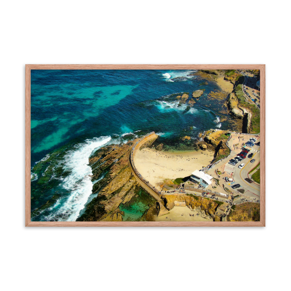 Kids Pool Framed poster