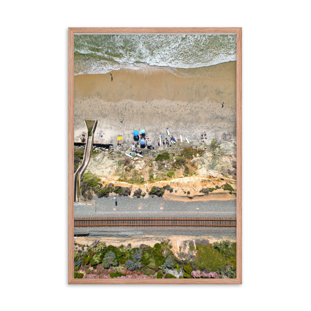 Framed poster