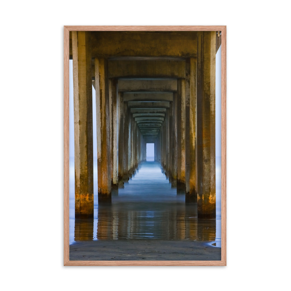 Under The Pier Framed poster