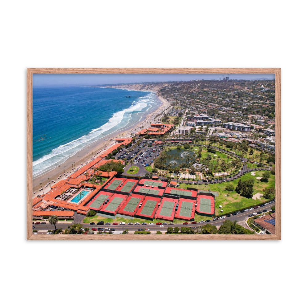 Beach Club & The Shores Framed poster