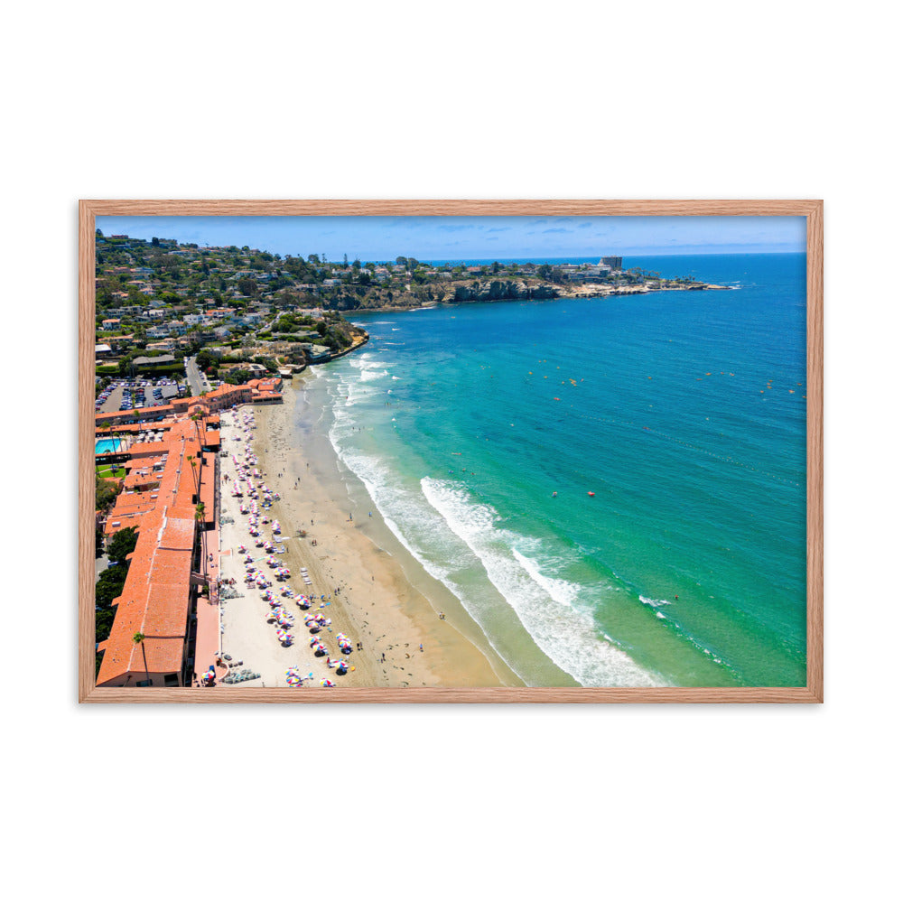 Beach Club Summer Framed poster