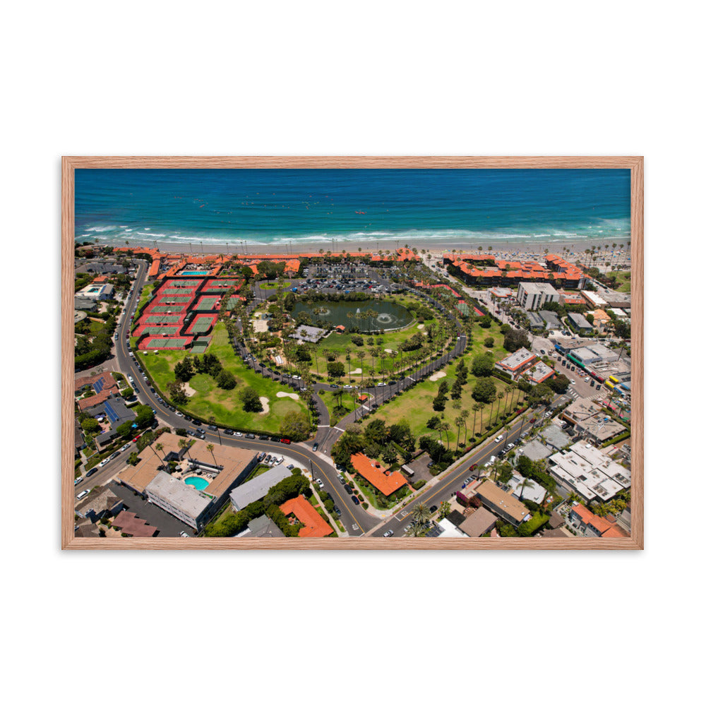 Beach & Tennis Club Framed poster