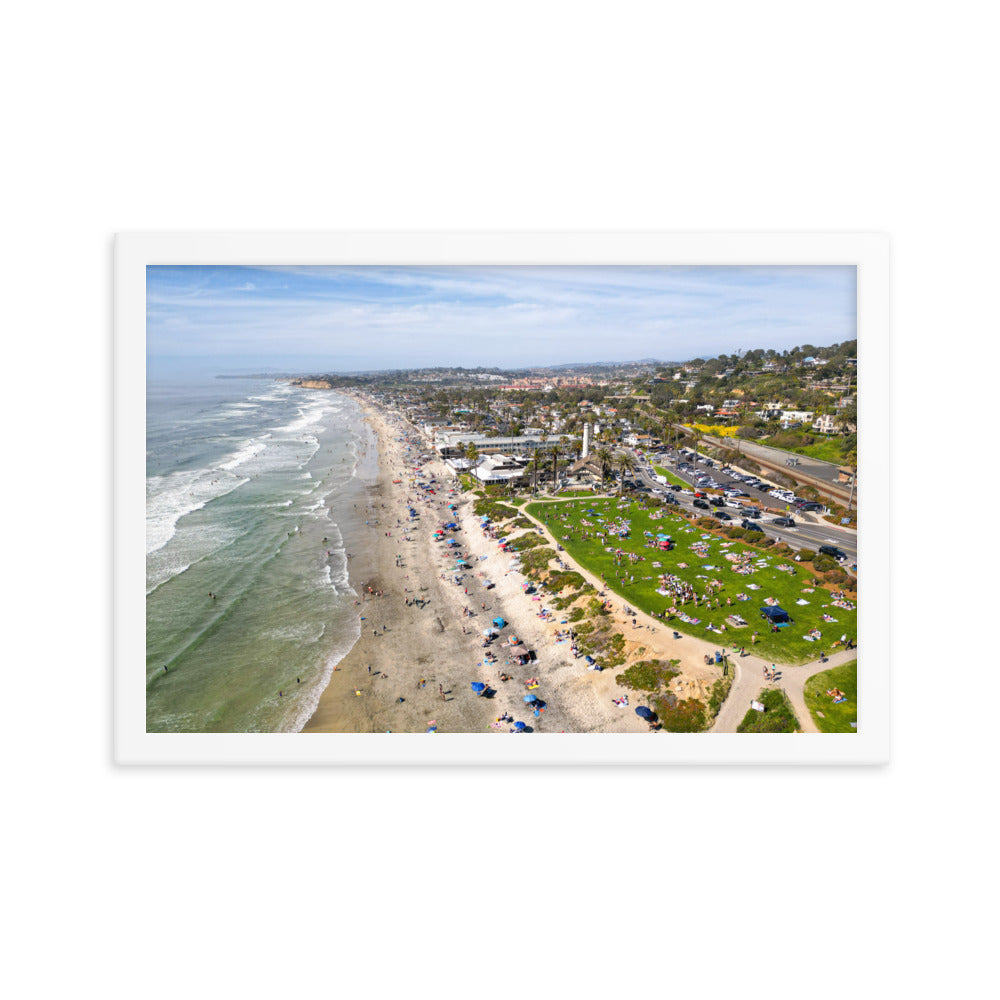 Del Mar Framed poster