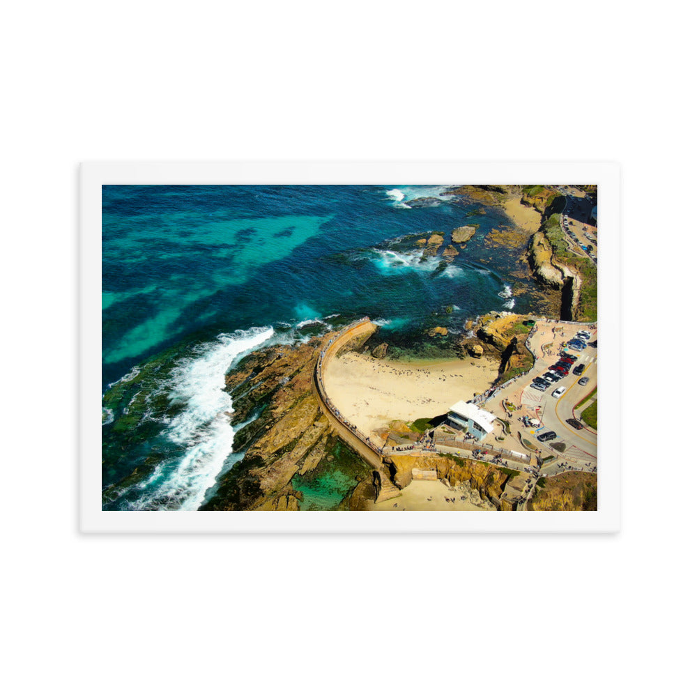 Kids Pool Framed poster