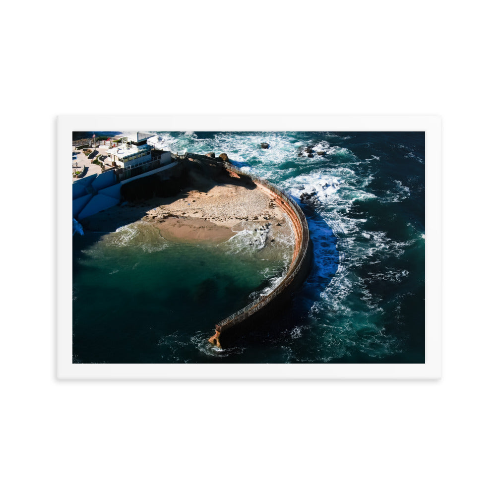 Childrens Pool Framed poster