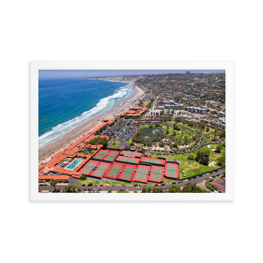 Beach Club & The Shores Framed poster