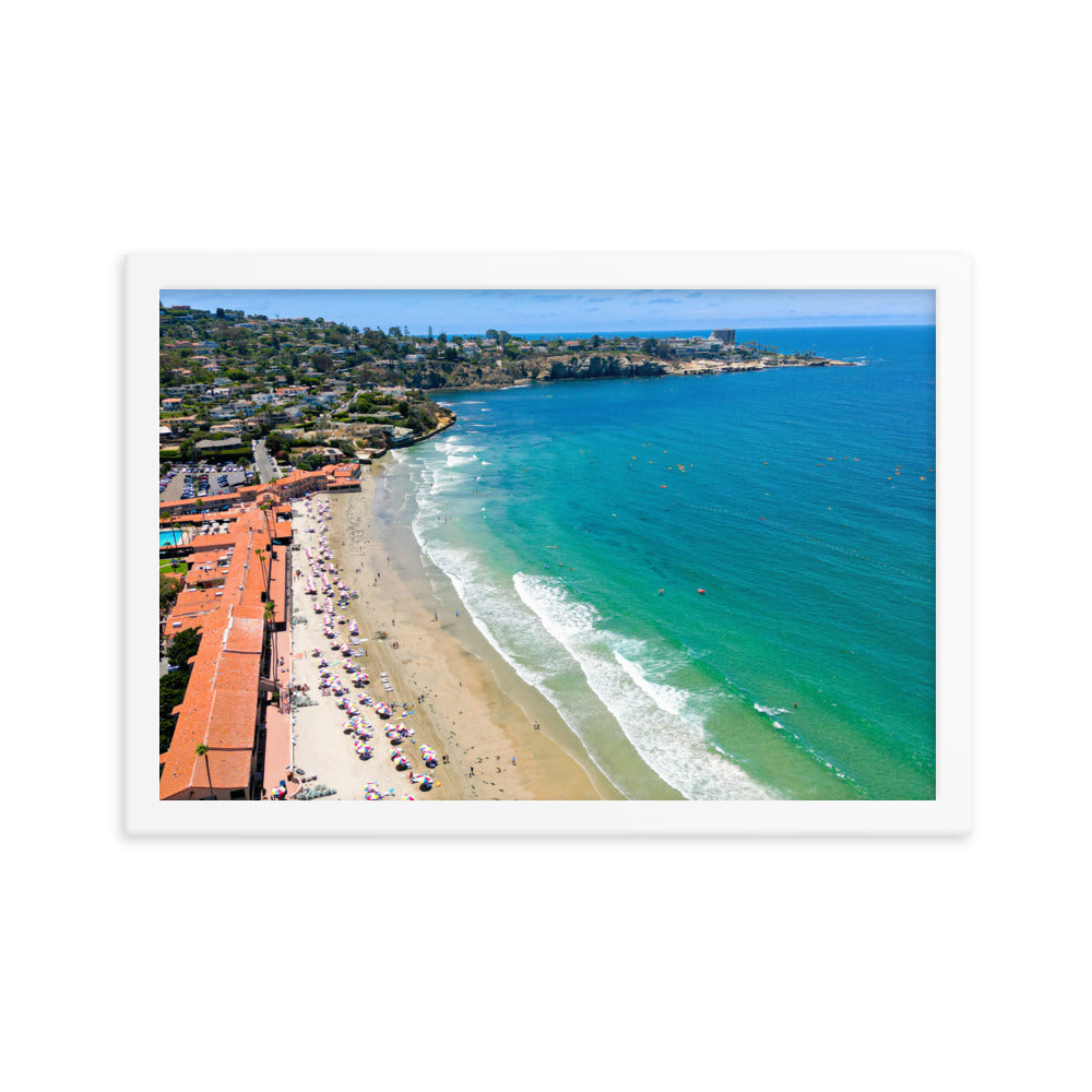 Beach Club Summer Framed poster