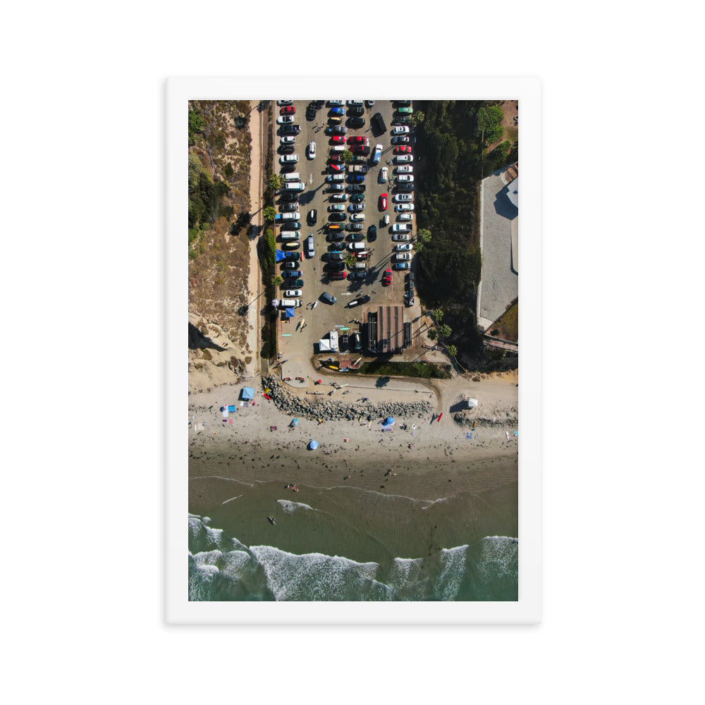 Tourmaline Surf Park Framed poster