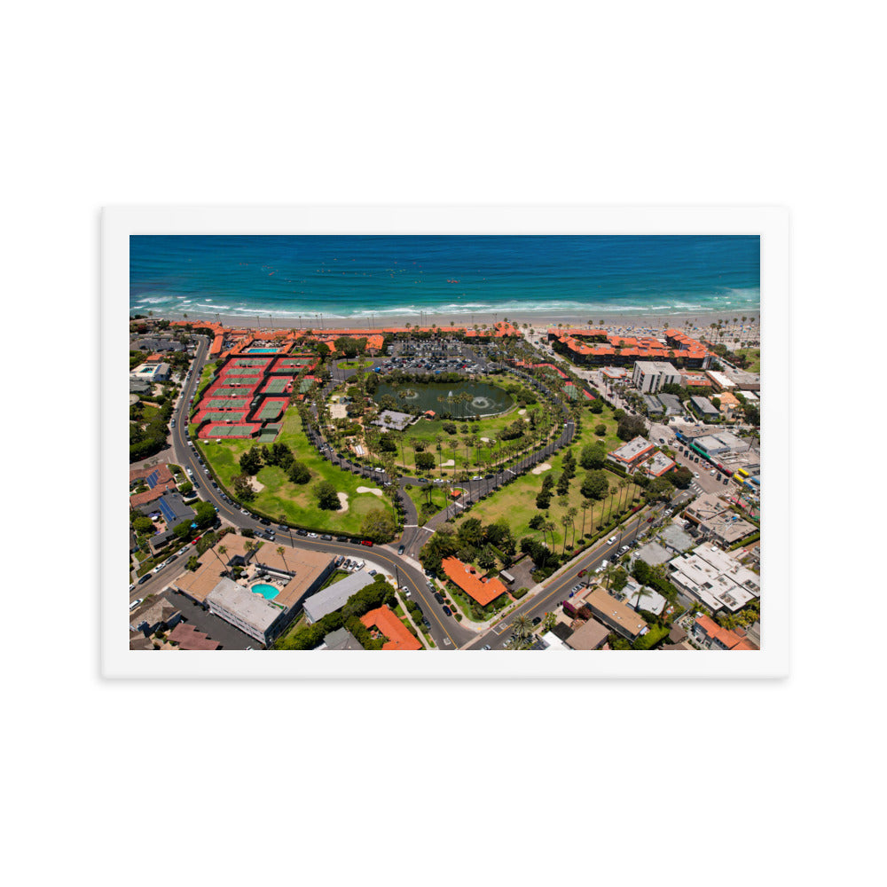 Beach & Tennis Club Framed poster