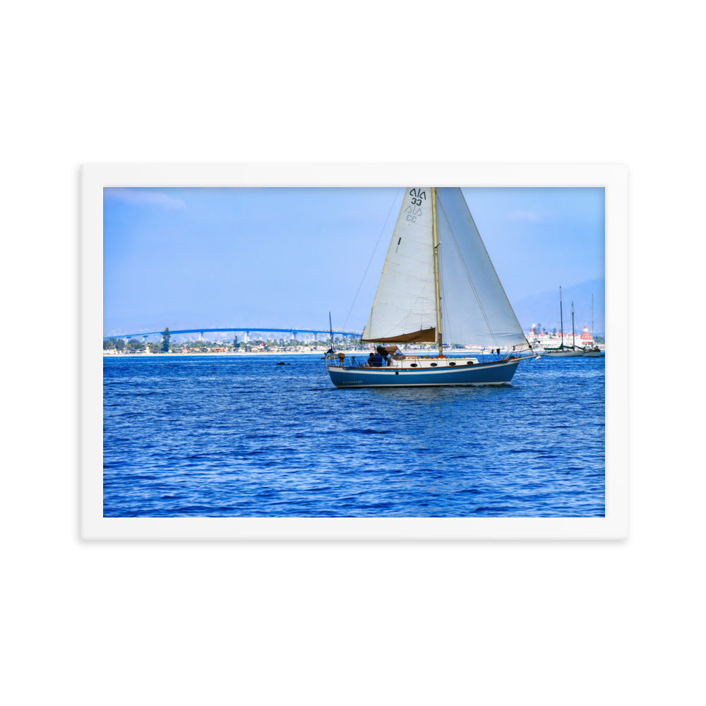 Coronado Saling Framed poster
