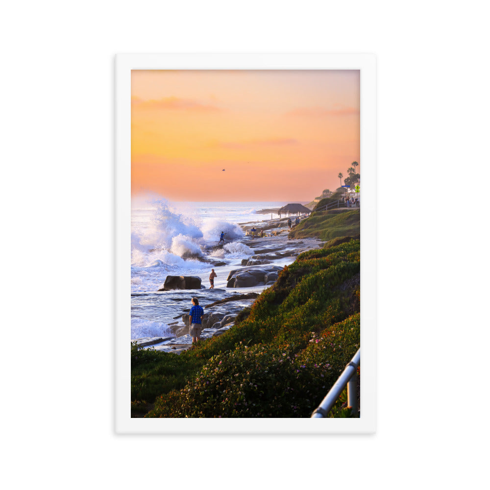 Watch Out For Waves Framed poster