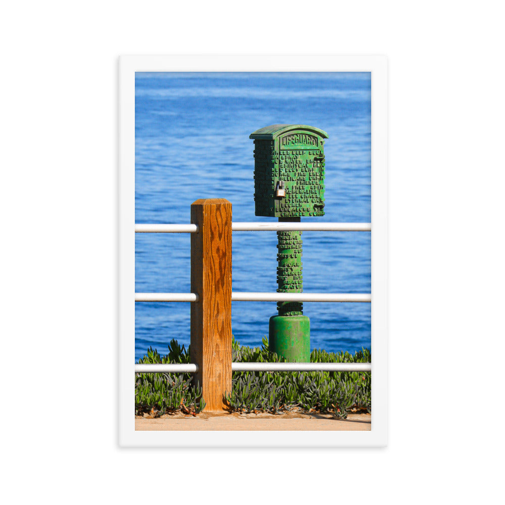 What's In The Box Framed poster