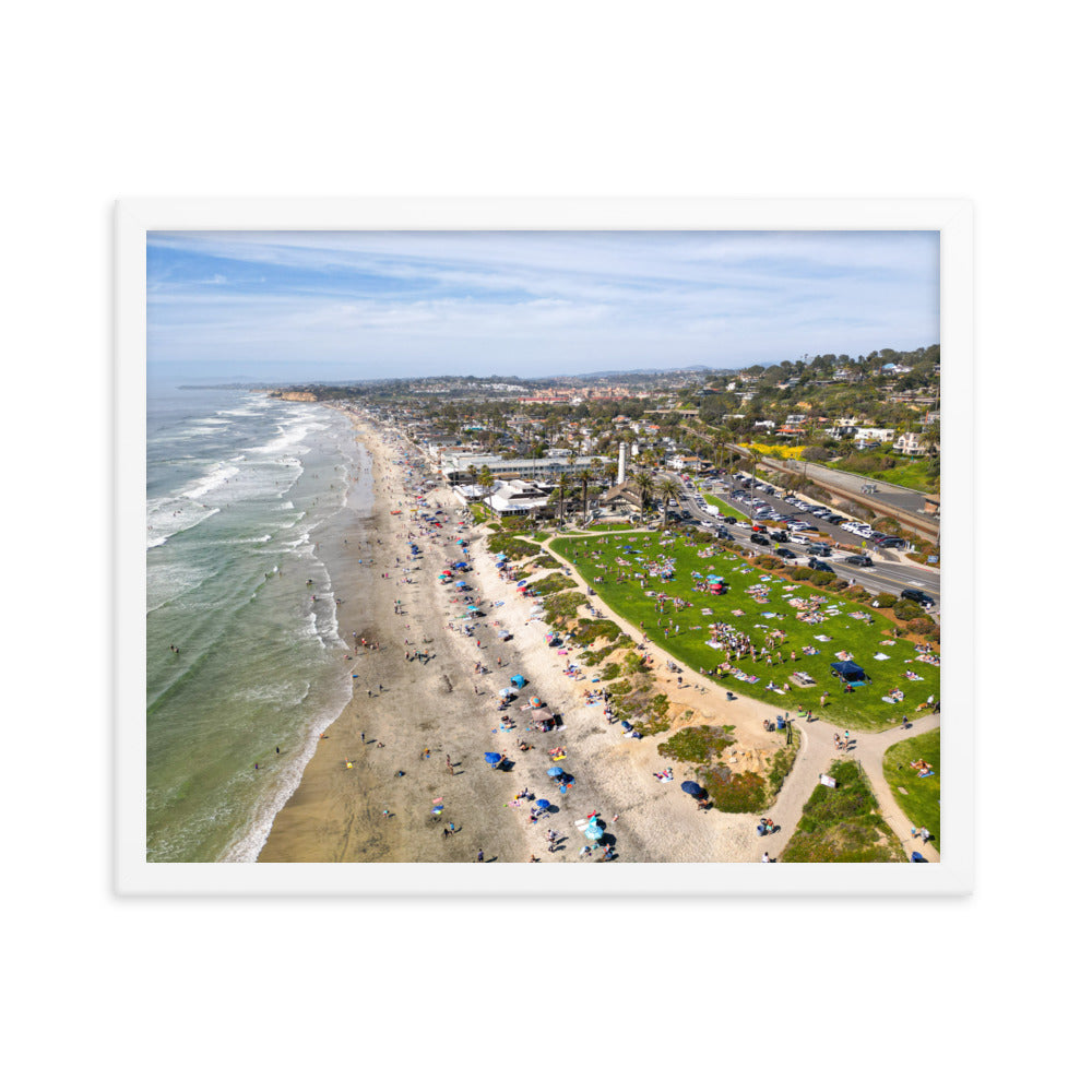 Del Mar Framed poster