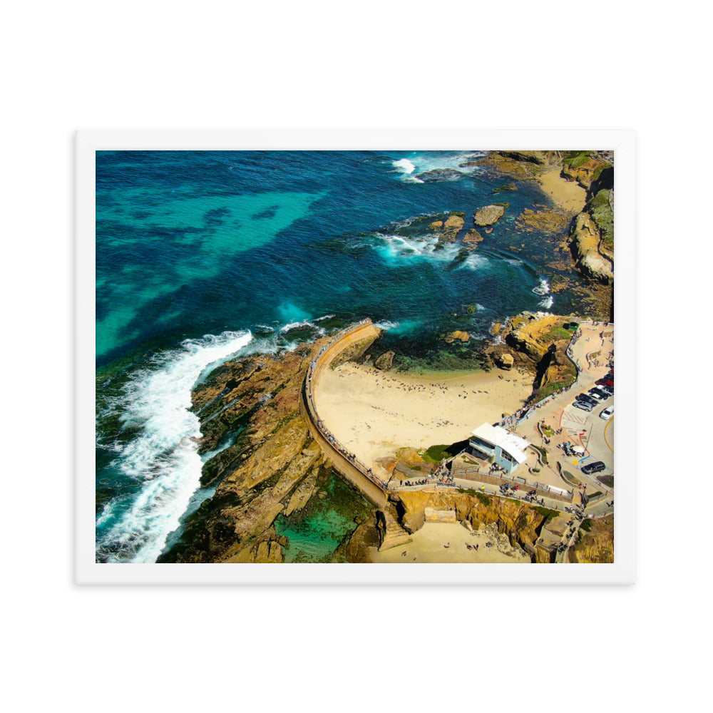 Kids Pool Framed poster