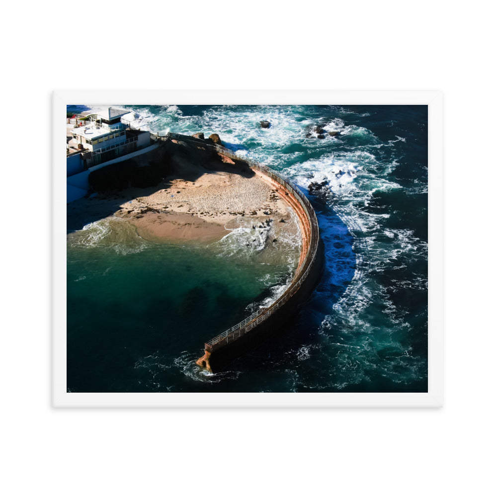 Childrens Pool Framed poster