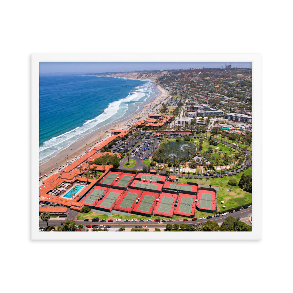 Beach Club & The Shores Framed poster