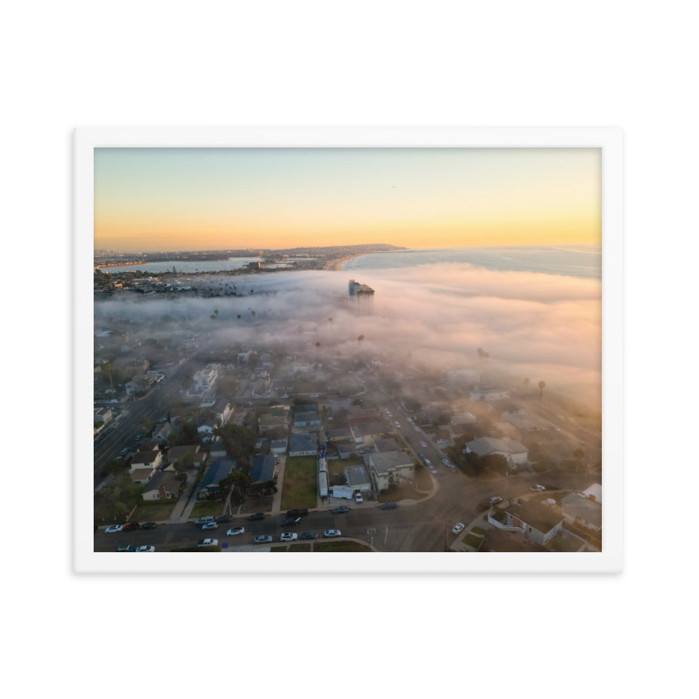 PB Fire Framed poster