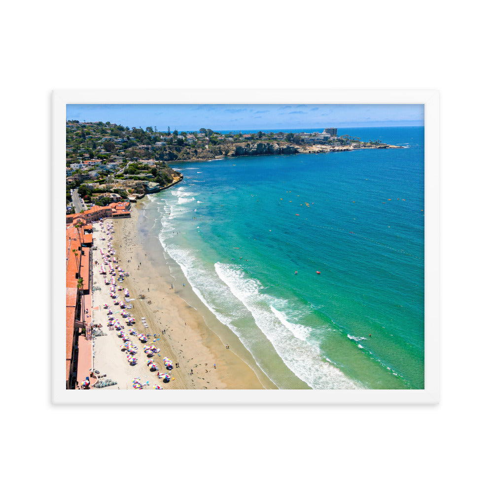 Beach Club Summer Framed poster