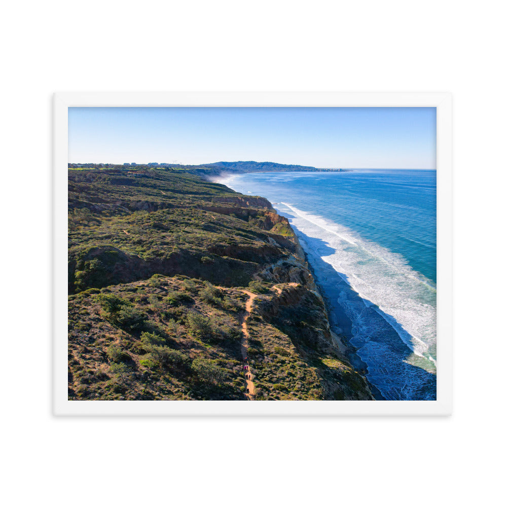 Morning Hike Framed poster